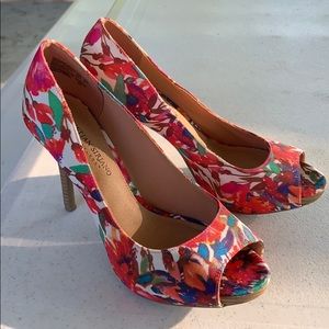 Christian Siriano for Payless Floral Heels